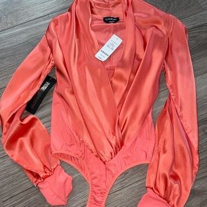 Bebe Silk Bodysuit